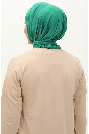 روسری سبز پلی استر Organic Scarfs - کد 843124306