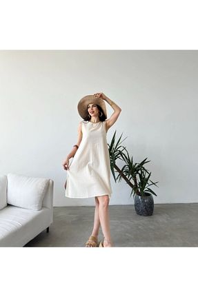 لباس بژ زنانه بافتنی ELSFASHİON - کد 843195365
