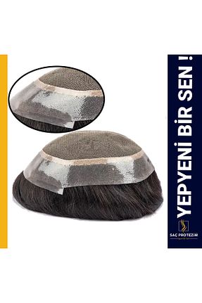 کلاه گیس قهوه ای مردانه SACPROTEZİM - کد 803562414