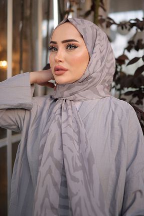 شال قهوه ای زنانه شیفون کد 841679818