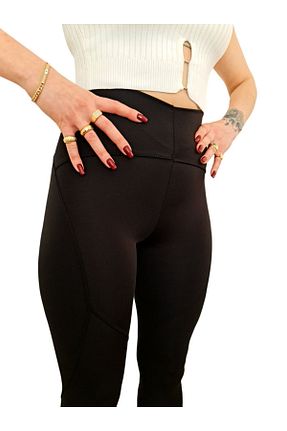 ساق شلواری مشکی زنانه بافتنی Ladyone - کد 823540791