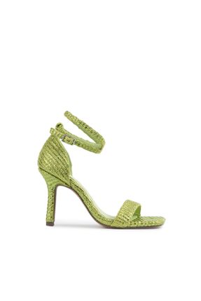 کفش پاشنه بلند کلاسیک سبز زنانه پاشنه نازک پاشنه بلند ( +10 cm) کد 822886262