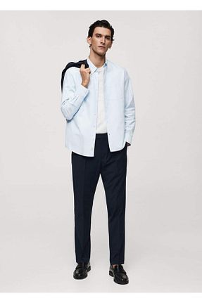 پیراهن سبز مردانه رگولار MANGO Man - کد 788742503