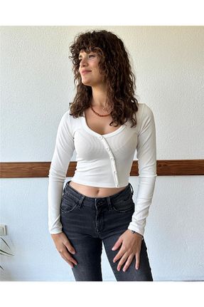 بلوز رنگی زنانه ساده ByEnBi - کد 778621130