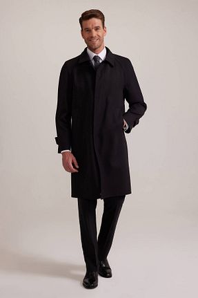 مانتو بلند مشکی مردانه YSF - کد 770369046