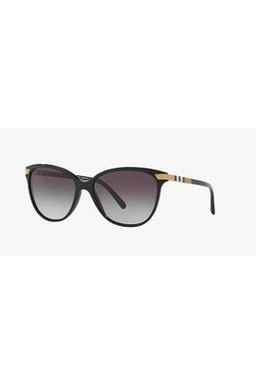 عینک آفتابی مشکی زنانه UV400 Burberry - کد 843368294