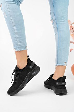 کفش اسنیکر مشکی زنانه بند دار eformoda by emre yılmaz - کد 339193025