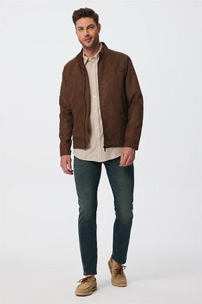 کاپشن قهوه ای مردانه رگولار Lee Cooper - کد 757275214