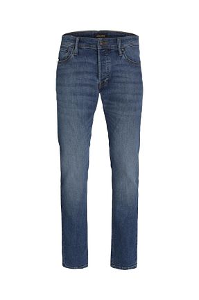 شلوار جین آبی مردانه پاچه تنگ Jack & Jones - کد 843220413