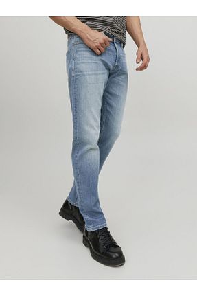 شلوار جین آبی مردانه پاچه تنگ Jack & Jones - کد 843218052
