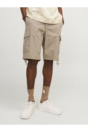 شلوارک و برمودا طوسی مردانه رگولار Jack & Jones - کد 843221184