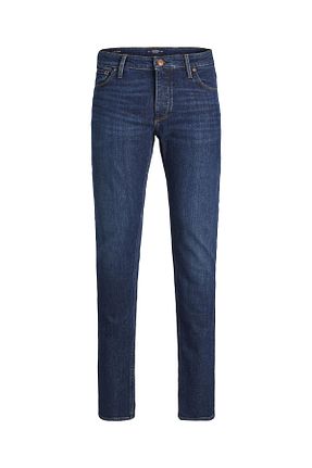شلوار جین سرمه ای مردانه پاچه تنگ Jack & Jones - کد 794809219