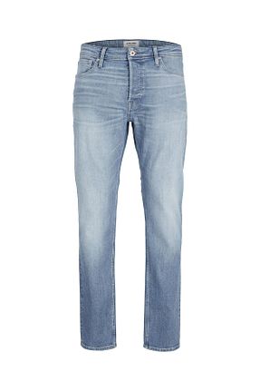 شلوار جین آبی مردانه پاچه تنگ Jack & Jones - کد 843218052