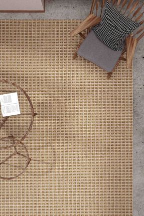 فرش قهوه ای پلی پروپیلن قابل شستشو کد 349900386
