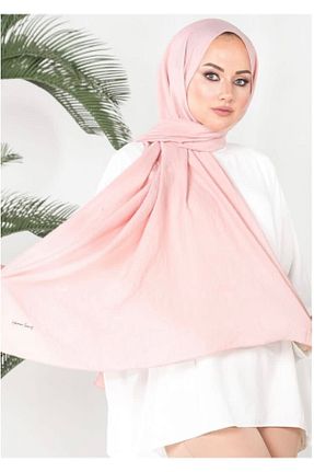 شال صورتی زنانه ویسکون haremscarfs - کد 376243945
