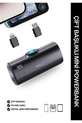 پاور بانک مشکی 3000 - 7900 İWALK - کد 834788890