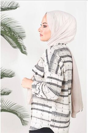 شال طوسی زنانه ویسکون haremscarfs - کد 376243524