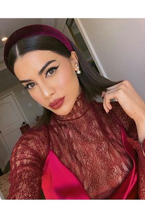 تاج زرشکی زنانه modernist - کد 746750553