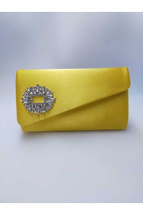 کیف مجلسی زرد زنانه پارچه ای bsc - کد 317426350