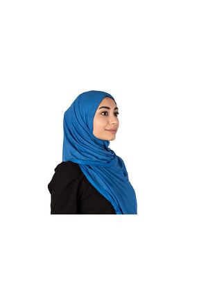 شال آبی زنانه ویسکون msv - کد 842981627