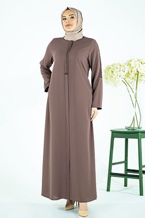 کلاه و ابایا قهوه ای زنانه بافتنی Beyza - کد 843681590