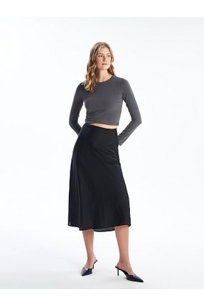 بادی مشکی زنانه یقه دوچرخه LC Waikiki - کد 843699367