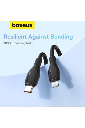 کابل شارژر مشکی Baseus - کد 830648464