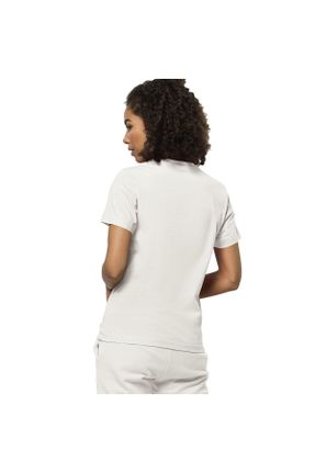 تی شرت سفید زنانه رگولار پارچه ای کد 694925187