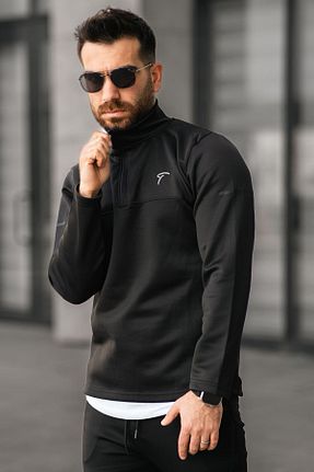ست بالاتنه و پائین تنه مشکی زنانه بافت ixir - کد 827828555