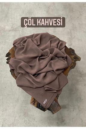 شال قهوه ای زنانه جاز Cazz Scarf - کد 462992032