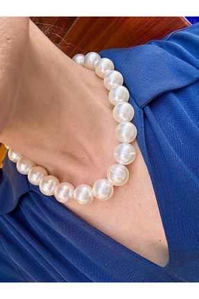 گردنبند استیل ( فولاد ) طلائی زنانه فلزی Esmeray Aksesuar - کد 843850884