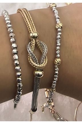 دستبند جواهر زنانه روکش طلا designbyisil - کد 843801615