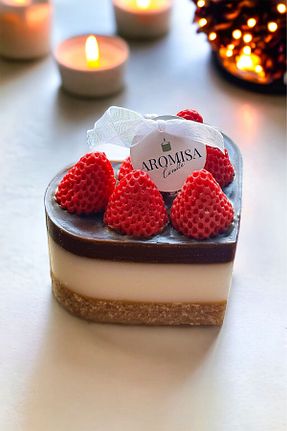 شمع قهوه ای 1 پارچه Aromisa candle - کد 804045436