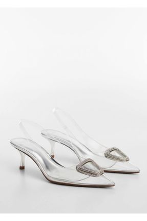 کفش پاشنه بلند کلاسیک زنانه پارچه نساجی پاشنه ساده پاشنه کوتاه ( 4 - 1 cm ) کد 808711350