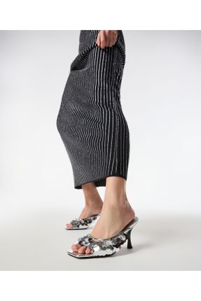 کفش پاشنه بلند کلاسیک متالیک زنانه پاشنه نازک پاشنه متوسط ( 5 - 9 cm ) کد 806305154