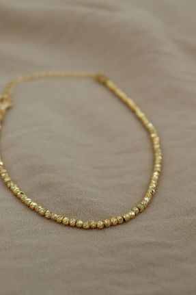 خلخال جواهری طلائی زنانه فولاد ( استیل ) کد 736804268