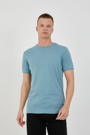 تی شرت آبی مردانه رگولار کد 824159038