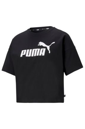 تی شرت مشکی زنانه رگولار یقه گرد تکی پوشاک ورزشی کد 319215248