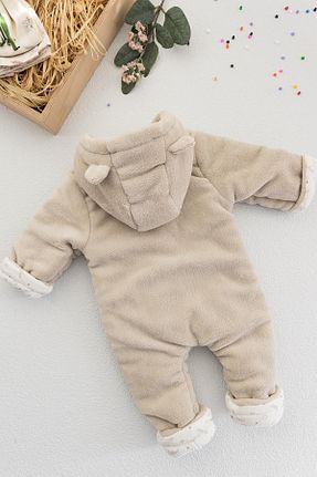 سرهمی فضانوردی بژ بچه گانه پنبه ای Babymod - کد 55089496