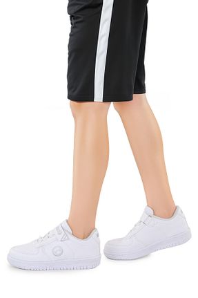 کفش پیاده روی سفید بچه گانه میکروفیبر KARAMAZI - کد 843322624