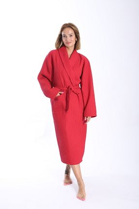 حوله پالتوئی زرشکی زنانه Damlaiso - کد 843317985