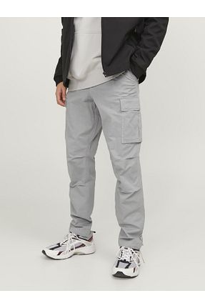 شلوار طوسی مردانه پنبه ای Jack & Jones - کد 843220237