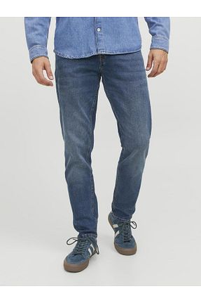 شلوار جین آبی مردانه پاچه تنگ Jack & Jones - کد 843220413