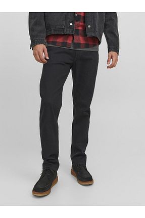 شلوار جین مشکی مردانه پاچه لوله تفنگی Jack & Jones - کد 843222844