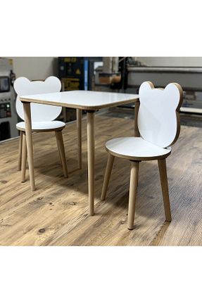 میز مطالعه بچه گانه سفید MDF varje - کد 779364440