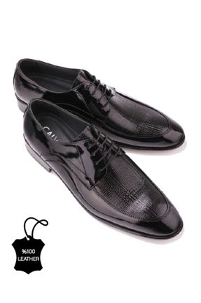 کفش کلاسیک مشکی مردانه چرم طبیعی کد 31807202