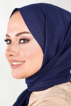 شال سرمه ای زنانه ویسکون haremscarfs - کد 376065062
