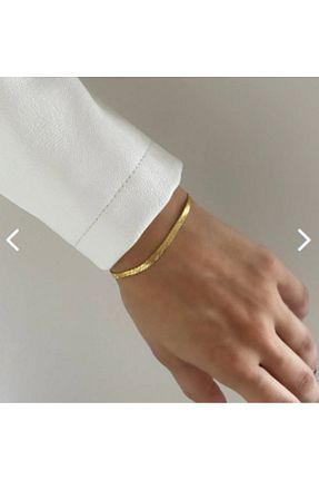 دستبند جواهر طلائی زنانه استیل (فولاد) safhas - کد 843473622
