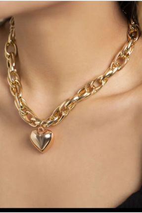 گردنبند جواهر طلائی زنانه پوشش لاکی کد 704559238