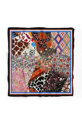 دستمال گردن رنگی زنانه پلی استر D scarf - کد 808473983